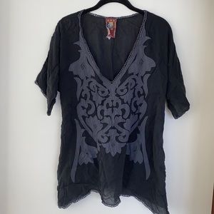 Johnny Was Black Top